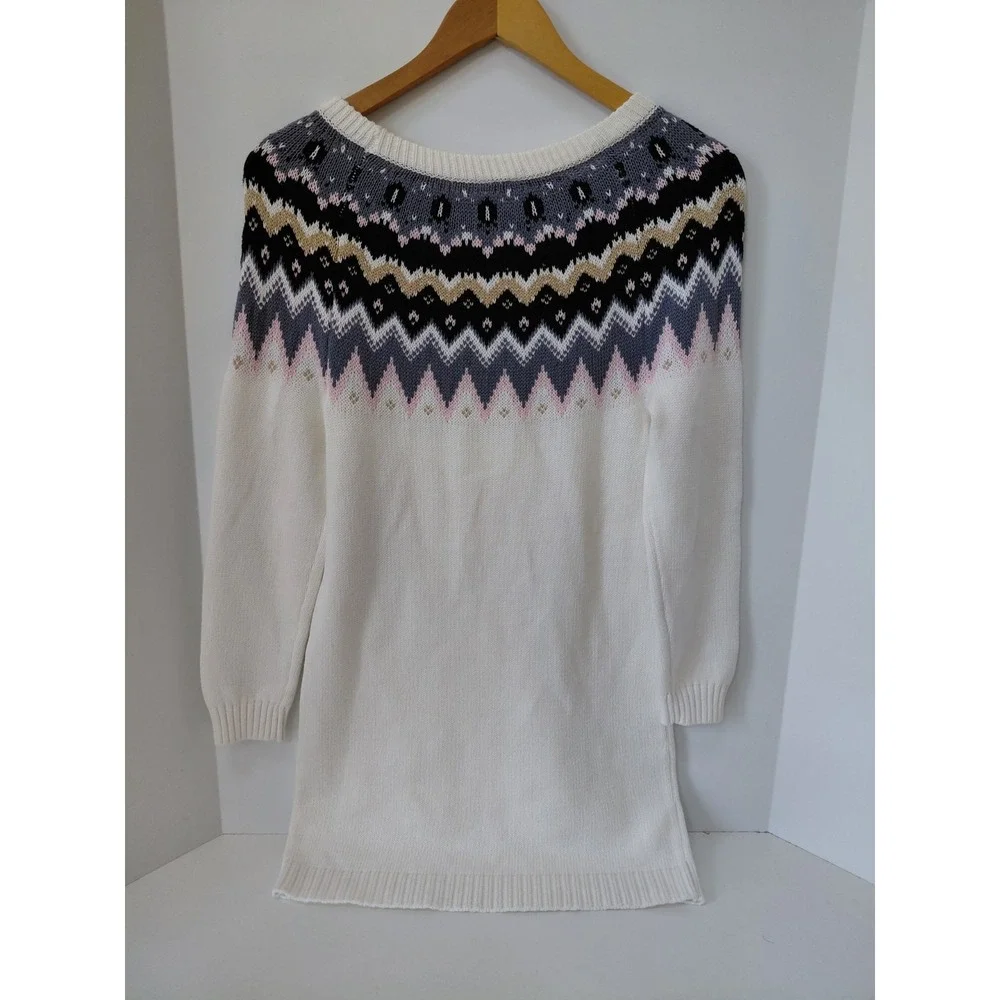 NWT Gymboree Sweater Dress Fair Isle Girls Size‎ L 10-12